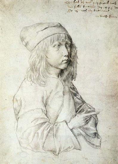 Albrecht Durer Self-Portrait at 13 oil painting picture